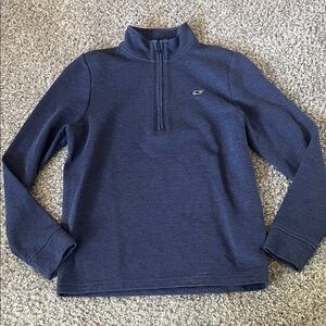 Vineyard Vines Boys Navy Zip-Up Sweater